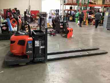 Used 2022 LINDE EWR30_1101-02-27X96-PS Forklift – Double Rider Jack, 6000 lb Capacity, 3” Mast, 431 Hours – $17522.00 – Anaheim - Thumbnail 2