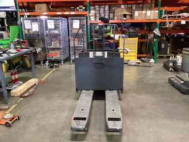 Demo 2022 LINDE EWR30_1101-02-27X48-PS Forklift – Rider Jack, 6000 lb Capacity, 3” Mast, 89 Hours – $14500.00 – Phoenix - Thumbnail 4