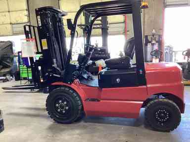 Used 2022 BIG JOE LPE-60_80V Forklift – Lithium Electric Pneumatic, 6000 lb Capacity, 90” Mast, 1119 Hours – $49250.00 – Phoenix - Thumbnail 4