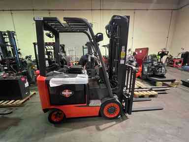 Used 2022 LINDE E25C_1347 Forklift – Electric Sit Down 4 Wheel, 5000 lb Capacity, 91” Mast, 1149 Hours – $35500.00 – Anaheim - Thumbnail 4
