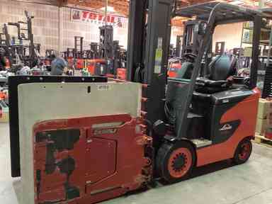 Used 2022 LINDE E25C_1347 Forklift – Electric Sit Down 4 Wheel, 5000 lb Capacity, 91” Mast, 1149 Hours – $35500.00 – Anaheim - Thumbnail 5