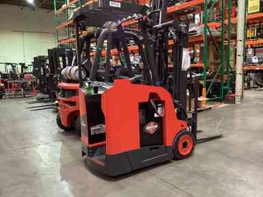 Used 2022 LINDE E18S_1346-20 Forklift – Electric Stand Up Counterbalance, 3500 lb Capacity, 84” Mast, 786.1 Hours – $56500.00 – Anaheim - Thumbnail 2