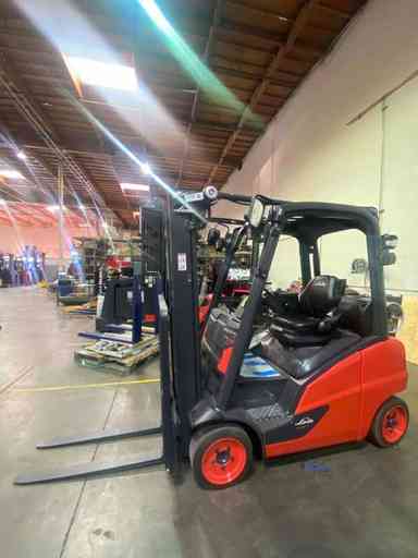 Used 2022 LINDE H18CT_391 Forklift – LPG Cushion, 3500 lb Capacity, 86” Mast, 80.6 Hours – $43500.00 – Anaheim - Thumbnail 1