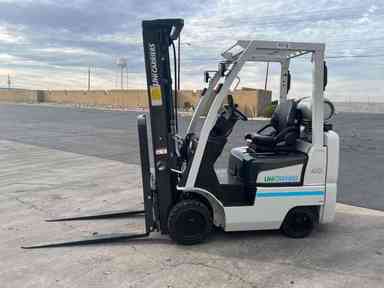 Used 2023 NISSAN CFS40LP Forklift – LPG Cushion, 4000 lb Capacity, 88” Mast, 3112 Hours – $22550.00 – Anaheim - Thumbnail 1
