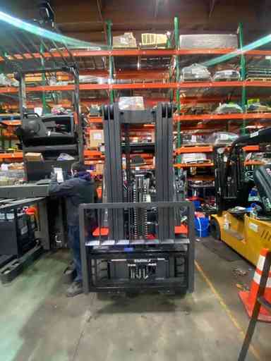 Demo 2023 BAOLI KBG25_6010 Forklift – LPG Pneumatic, 5000 lb Capacity, 90” Mast, 33 Hours – $36850.00 – Salt Lake City - Thumbnail 4