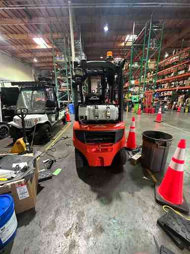 Used 2023 LINDE H20T_391 Forklift – LPG Pneumatic, 4000 lb Capacity, 89.5” Mast, 2118.8 Hours – $43500.00 – Anaheim - Thumbnail 1