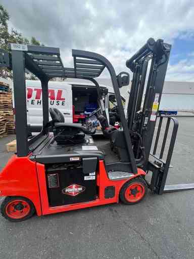 Used 2022 LINDE E204WC_346-20 Forklift – Electric Sit Down 4 Wheel, 4000 lb Capacity, 91” Mast, 283 Hours – $49682.74 – Salt Lake City - Thumbnail 1