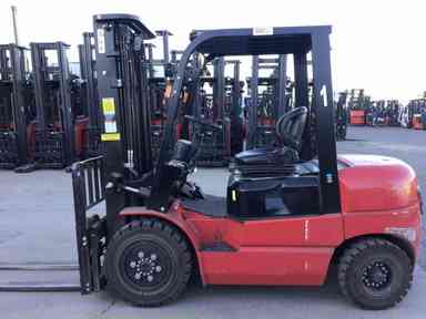 Used 2022 BIG JOE LPE-60_80V Forklift – Lithium Electric Pneumatic, 6000 lb Capacity, 89” Mast, 1404 Hours – $24500.00 – Phoenix - Thumbnail 1