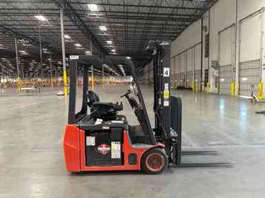Used 2022 LINDE E18_346-20 Forklift – Electric Sit Down 3 Wheel, 3500 lb Capacity, 91” Mast, 3063 Hours – $29500.00 – Anaheim - Thumbnail 1
