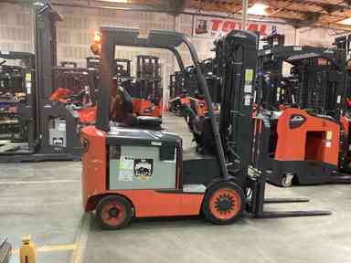 Used 2022 LINDE E25C_1347 Forklift – Electric Sit Down 4 Wheel, 5000 lb Capacity, 91” Mast, 1041.8 Hours – $37500.00 – Anaheim - Thumbnail 2