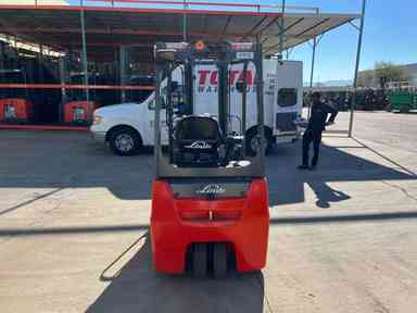 Used 2022 LINDE E18_346-20 Forklift – Electric Sit Down 3 Wheel, 3500 lb Capacity, 91” Mast, 106 Hours – $42500.00 – Phoenix - Thumbnail 3