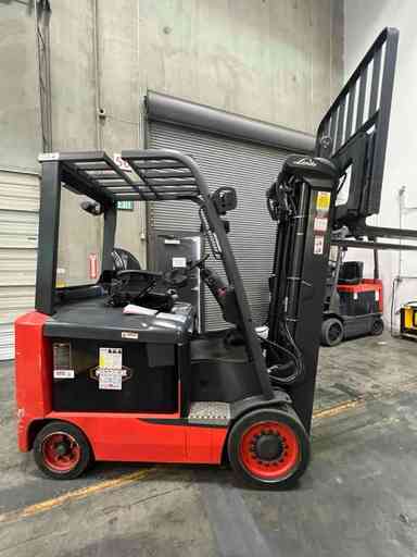 Used 2022 LINDE E32CL_1347-FT Forklift – Electric Sit Down 4 Wheel, 6500 lb Capacity, 88” Mast, 1801.7 Hours – $33200.00 – Anaheim - Thumbnail 1