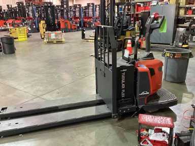 Used 2022 LINDE EWR30_1101-02-27X96 Forklift – Double Rider Jack, 6000 lb Capacity, 3” Mast, 284 Hours – $8500.00 – Anaheim - Thumbnail 2