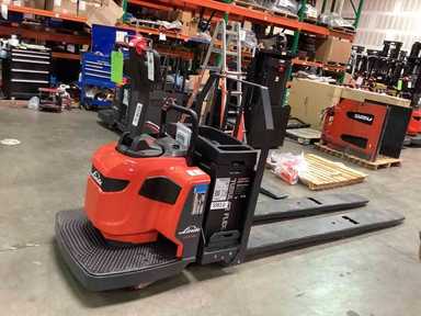 Used 2022 LINDE EWR30_1101-02-27X96-PS Forklift – Double Rider Jack, 6000 lb Capacity, 3” Mast, 441 Hours – $10950.00 – Anaheim - Thumbnail 2