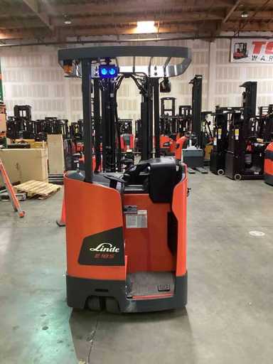 Used 2022 LINDE E18S_1346-20 Forklift – Electric Stand Up Counterbalance, 3500 lb Capacity, 91.5” Mast, 1555 Hours – $28500.00 – Hawaii, Waipahu - Thumbnail 4
