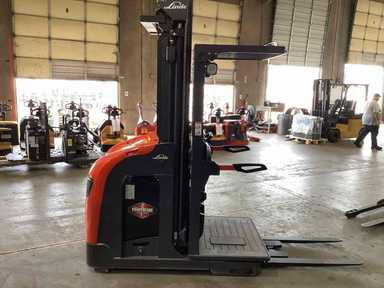 Used 2021 LINDE V15P_5215 Forklift – Electric Order Picker, 3000 lb Capacity, 107” Mast, 1841 Hours – $24500.00 – Anaheim - Thumbnail 1