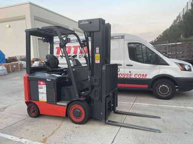 Used 2021 LINDE E25C_1347 Forklift – Electric Sit Down 4 Wheel, 5000 lb Capacity, 90” Mast, 2948 Hours – $34200.00 – Anaheim - Thumbnail 1
