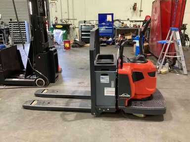 Used 2022 LINDE EWR30_1101-02-27X48 Forklift – Rider Jack, 6000 lb Capacity, 3” Mast, 131 Hours – $9500.00 – Anaheim - Thumbnail 2