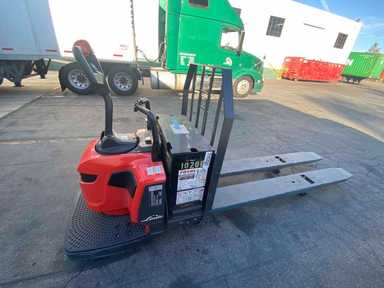 Used 2022 LINDE EWR30_1101-02-27X96-PS Forklift – Double Rider Jack, 6000 lb Capacity, 3” Mast, 215.4 Hours – $10950.00 – Anaheim - Thumbnail 1