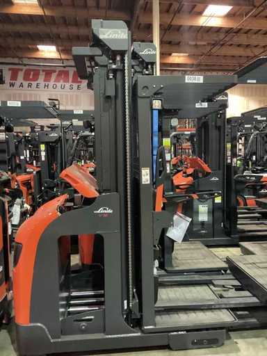 Used 2022 LINDE V15P_1355 Forklift – Electric Order Picker, 3000 lb Capacity, 107” Mast, 689.3 Hours – $32500.00 – Anaheim - Thumbnail 1