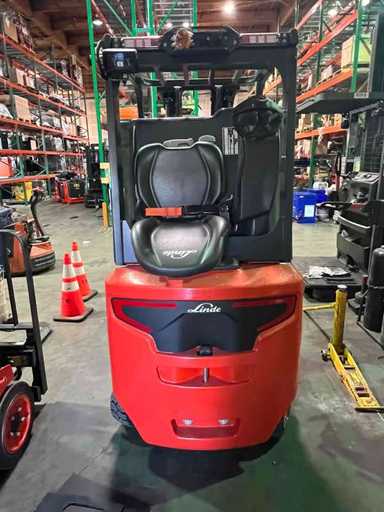Used 2022 LINDE E25C_1347-FT Forklift – Electric Sit Down 4 Wheel, 5000 lb Capacity, 91” Mast, 1776 Hours – $57500.00 – Anaheim - Thumbnail 2
