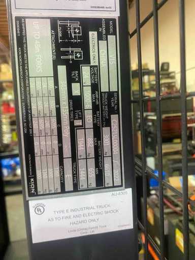 Used 2022 LINDE V15P_5215 Forklift – Electric Order Picker, 3000 lb Capacity, 107” Mast, 1458.9 Hours – $29500.00 – Anaheim - Thumbnail 3