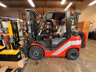 Used 2023 BAOLI KBG25_6010 Forklift – LPG Pneumatic, 5000 lb Capacity, 90” Mast, 222 Hours – $37500.00 – Hawaii, Waipahu - Thumbnail 1