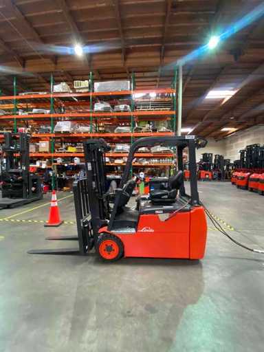 New 2023 LINDE E18_346-20-DOHG Forklift – Electric Sit Down 3 Wheel, 3500 lb Capacity, 80” Mast, 3713 Hours – $29500.00 – Anaheim - Thumbnail 2
