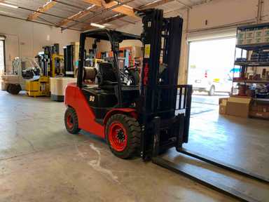 Used 2020 HANGCHA PFH60-LP Forklift – LPG Pneumatic, 6000 lb Capacity, 90” Mast, 1987.8 Hours – $18900.00 – Anaheim - Thumbnail 2