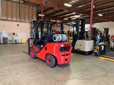 Used 2020 HANGCHA PFH60-LP Forklift – LPG Pneumatic, 6000 lb Capacity, 90” Mast, 1987.8 Hours – $18900.00 – Anaheim - Thumbnail 4