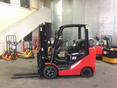 Used 2020 HANGCHA CFH50-LP Forklift – LPG Cushion, 5000 lb Capacity, 83” Mast, 484 Hours – $21450.00 – Anaheim - Thumbnail 1