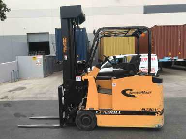 Used 2019 DREXEL SLT30AC Forklift – VNA, 3000 lb Capacity, 107” Mast, 8706 Hours – $59500.00 – Anaheim - Thumbnail 1