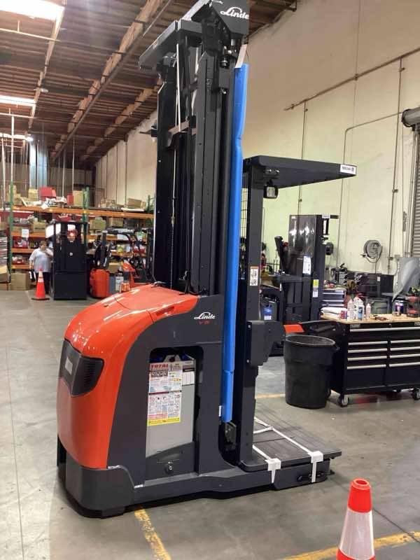 LINDE V15P_1355 Electric Order Picker forklift, 3000 capacity, 295 lift height. Serial A11355M00240, Year 2024.