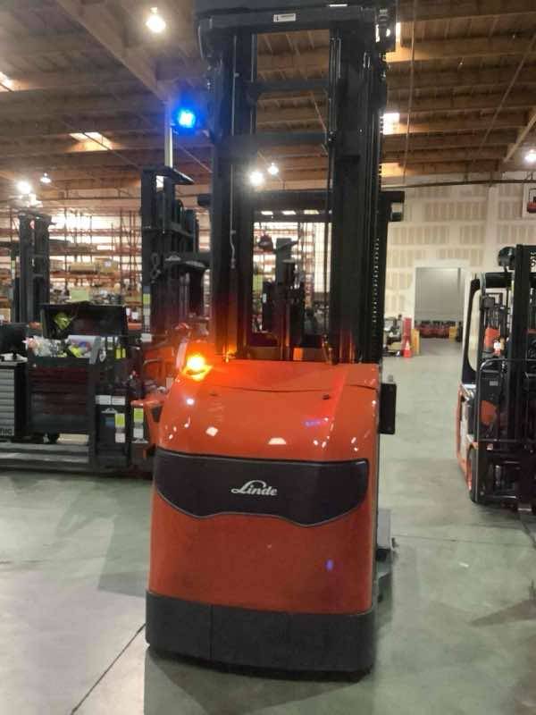 LINDE V15P_1355 Electric Order Picker forklift, 3000 capacity, 295 lift height. Serial A11355M00242, Year 2024.