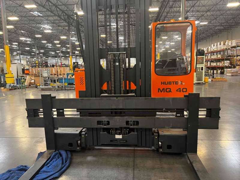 Hubtex MQ40_2125PU HUBTEX Electric Multi-Directional Forklift forklift, 9000 capacity, 238 lift height. Serial 67.830, Year 2019.