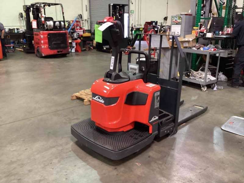 LINDE EWR30_1101-02-27X48 Rider Jack forklift, 6000 capacity, 7.75 lift height. Serial A11101L00136, Year 2022.