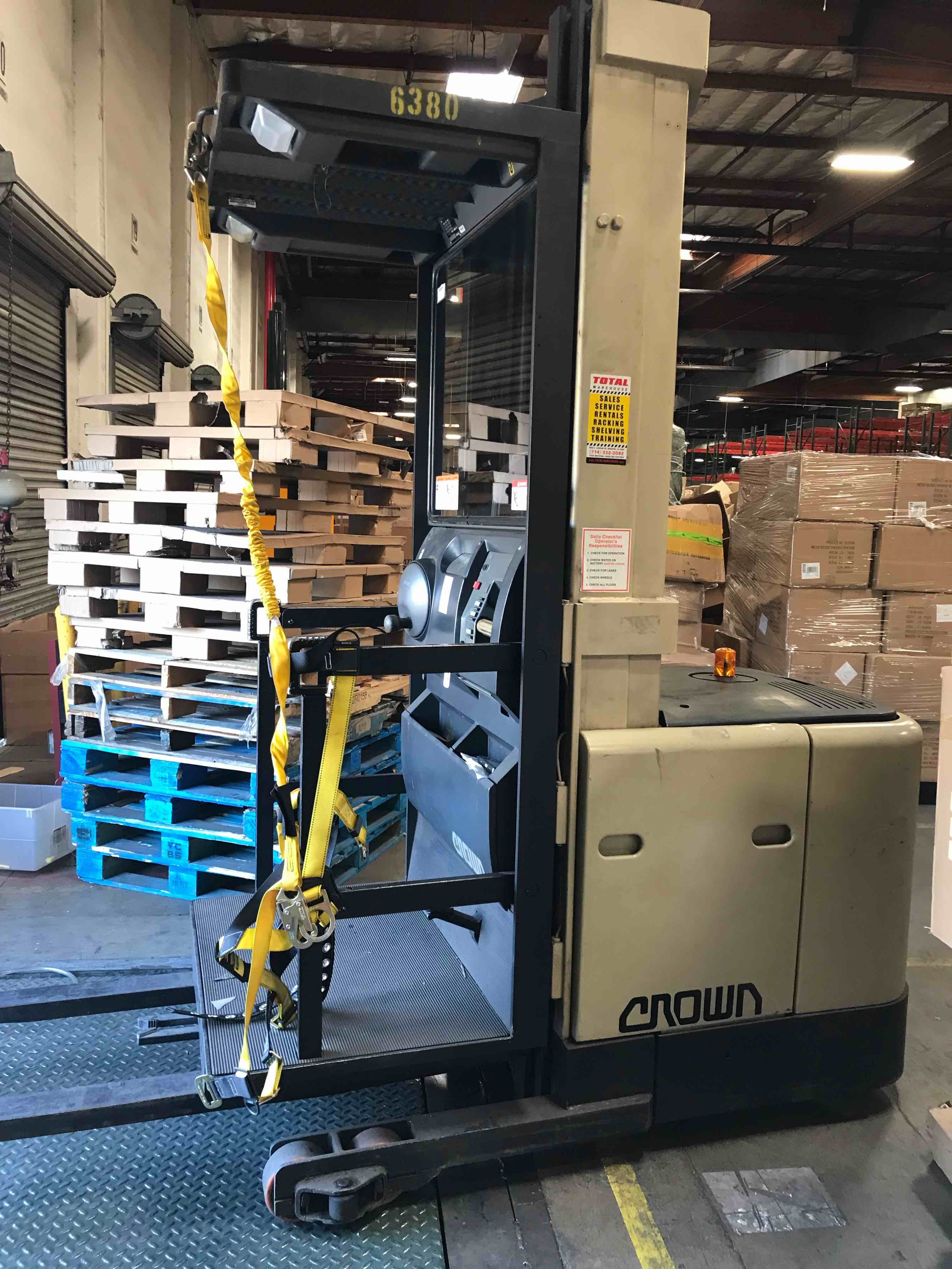 NISSAN RPX60N 27X48 Rider Jack forklift, 6000 capacity, 9 lift height. Serial 2W26-9318863, Year 2014.