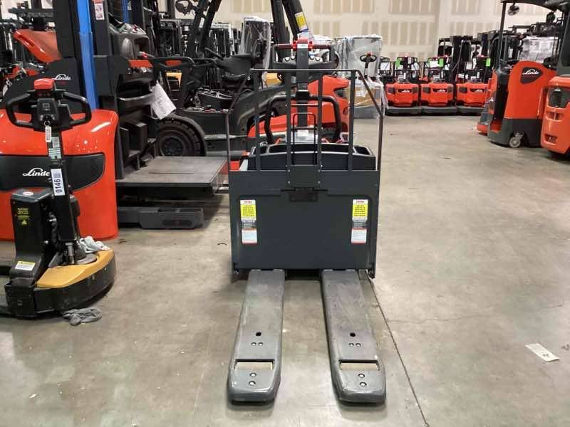 LINDE EWR30_1101-02-27X48 Rider Jack forklift, 6000 capacity, 7.75 lift height. Serial A11101L00295, Year 2022.