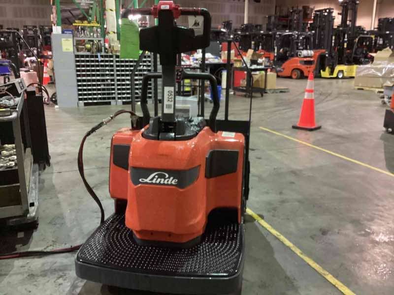 LINDE EWR30_1101-02-27X48-PS Rider Jack forklift, 6000 capacity, 7.75 lift height. Serial FZR-A11101L00532, Year 2022.