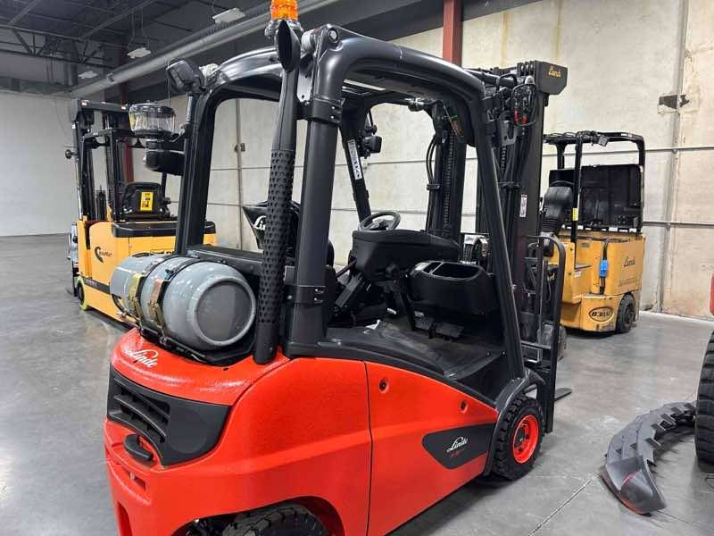 LINDE H20T_391 LPG Pneumatic forklift, 4000 capacity, 188 lift height. Serial PKY391L02401, Year 2023.
