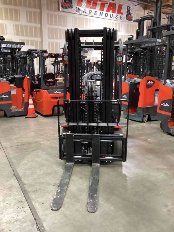 BIG JOE LXE-50_80V Electric Sit Down 4 Wheel forklift, 5000 capacity, 189 lift height. Serial 2321200585, Year 2023.