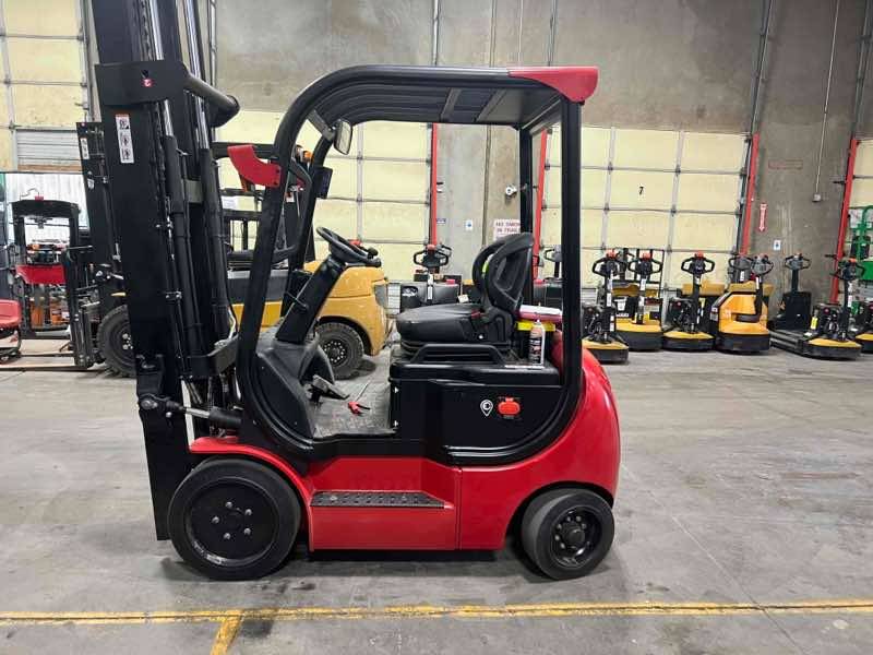 BIG JOE LXE-50_80V Electric Sit Down 4 Wheel forklift, 5000 capacity, 189 lift height. Serial 2321400431, Year 2023.