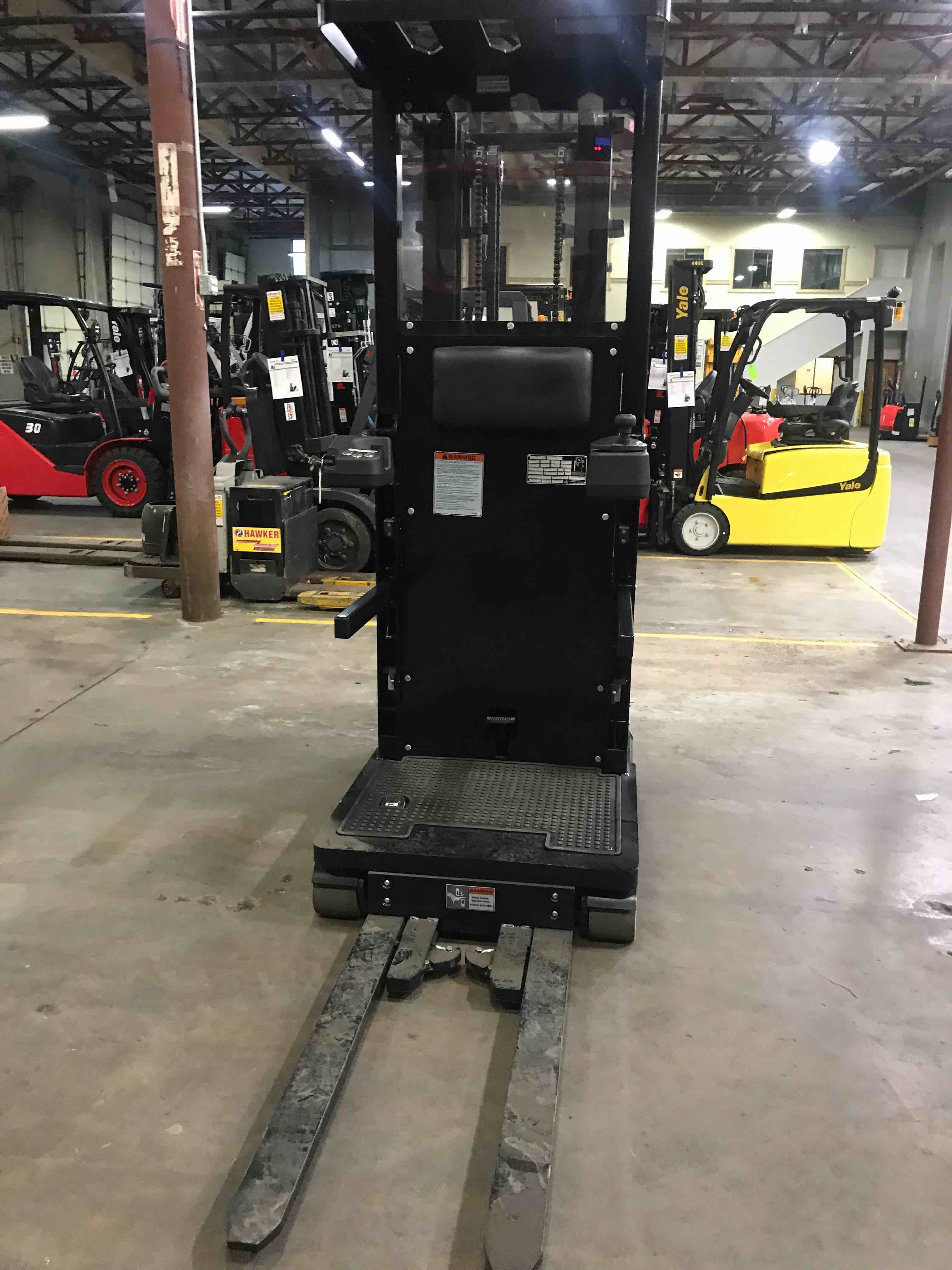 BIG JOE J2T-126 Task Support Vehicle forklift, 2000 capacity, 126 lift height. Serial 226200348, Year 2018.