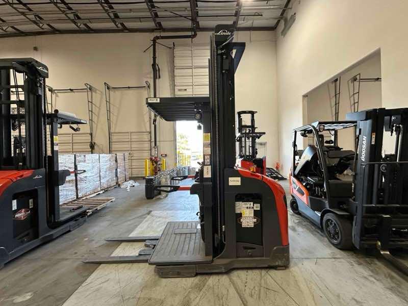 Used 2024 LINDE V15P_1355 Forklift – Electric Order Picker, 3000 lb Capacity, 128” Mast, 1403 Hours – $4850.00 – Salt Lake City  – View 1