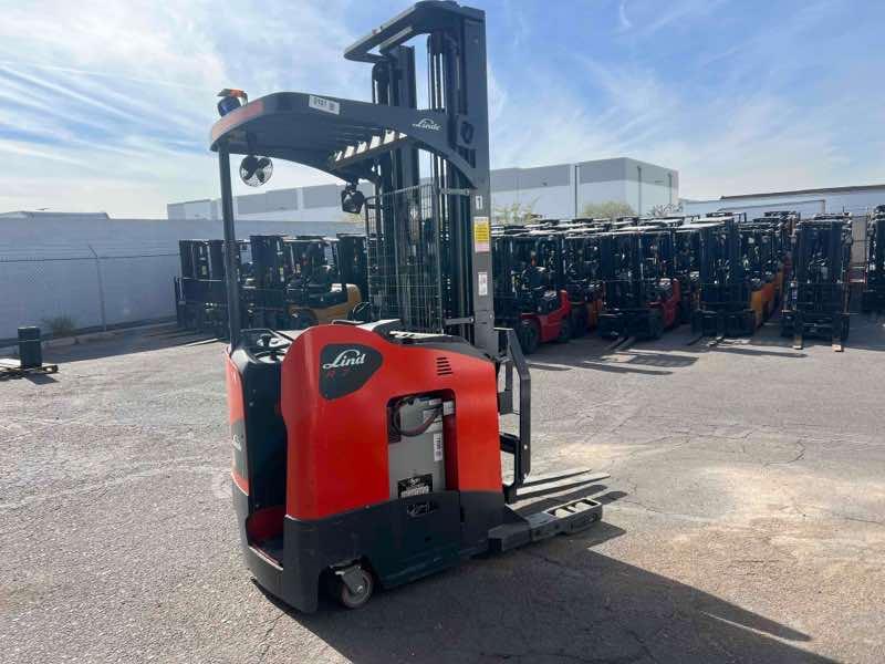 Used 2022 LINDE R17SX_5195 Forklift – Stand Up Reach, 3500 lb Capacity, 119” Mast, 1987 Hours – $29500.00 – Phoenix  – View 1