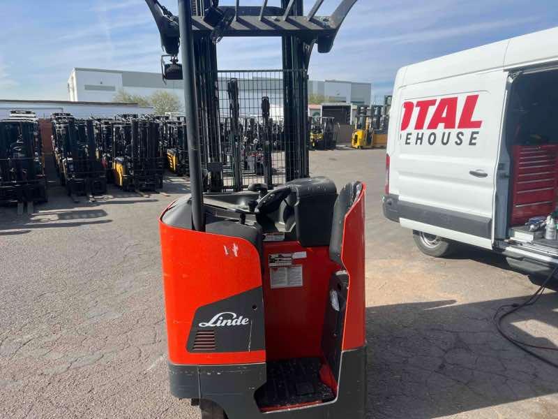Used 2022 LINDE R17SX_5195 Forklift – Stand Up Reach, 3500 lb Capacity, 119” Mast, 1987 Hours – $29500.00 – Phoenix  – View 2