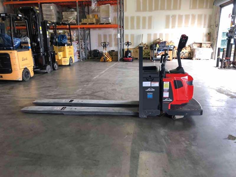 Main Image New 2022 LINDE EWR30_1101-02-27X96 Forklift – Double Rider Jack, 6000 lb Capacity, 3” Mast, 27.9 Hours – $16900.00 – Anaheim – View 1
