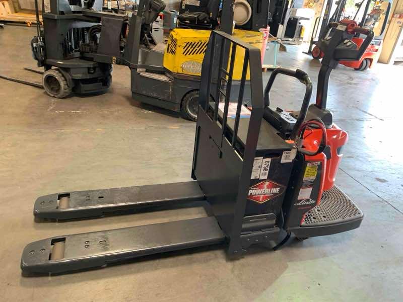 Used 2022 LINDE EWR30_1101-02-27X48 Forklift – Rider Jack, 6000 lb Capacity, 3” Mast, 1927.8 Hours – $7500.00 – Anaheim  – View 1