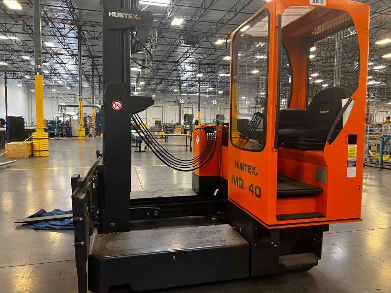 Used 2019 Hubtex MQ40_2125PU HUBTEX Forklift – Electric Multi-Directional Forklift , 9000 lb Capacity, 117” Mast, 978 Hours – $184500.00 – Phoenix  – View 4