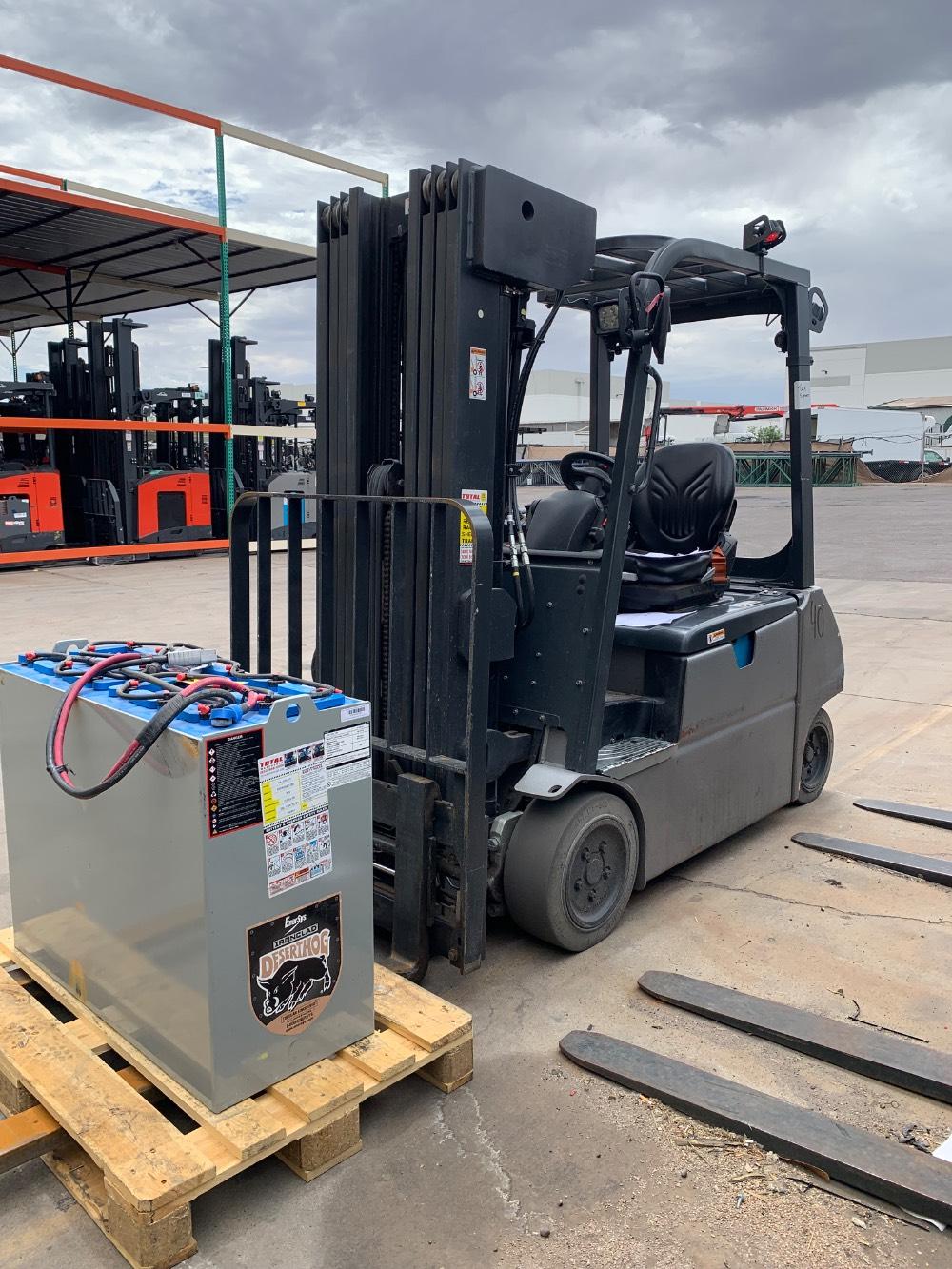Used 2022 LINDE E204WC_346-20 Forklift – Electric Sit Down 4 Wheel, 4000 lb Capacity, 83” Mast, 2172 Hours – $27885.00 – Phoenix  – View 4